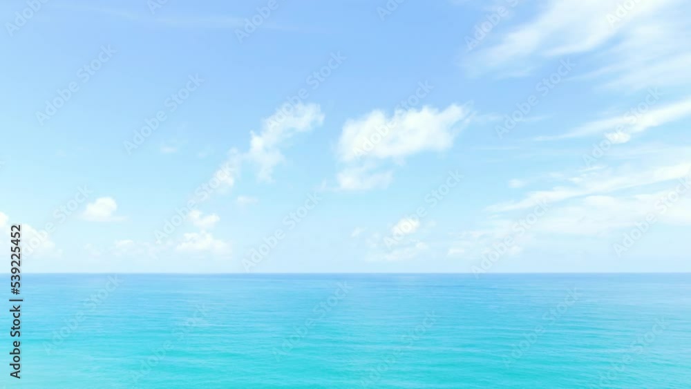 Beautiful sea and sky on the summer day. Sea water clear sky and clouds.pacific ocean Beautiful sea and sky on the summer day. Sea water clear sky and clouds.pacific ocean
