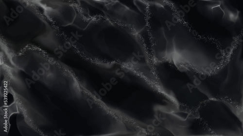 White Natural Marble Stone Pattern Background. Abstract Blac Ceramics Wall Tiles Wallpaper