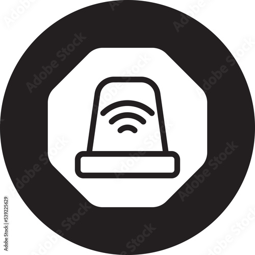 emergency glyph icon