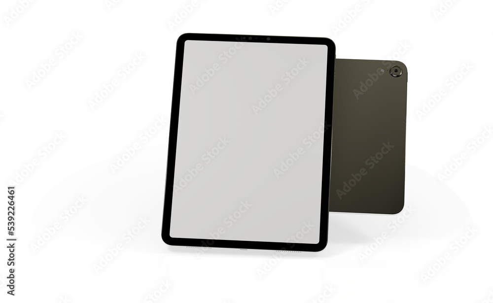 tablet pc - Modern black tablet computer isolated on white background. tablet pc - Modern black tablet computer isolated on white background.