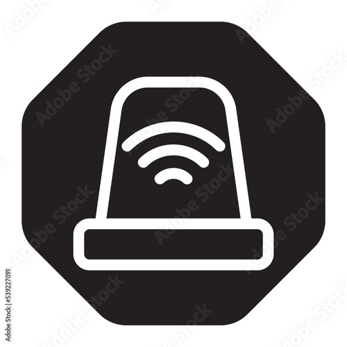 emergency glyph icon