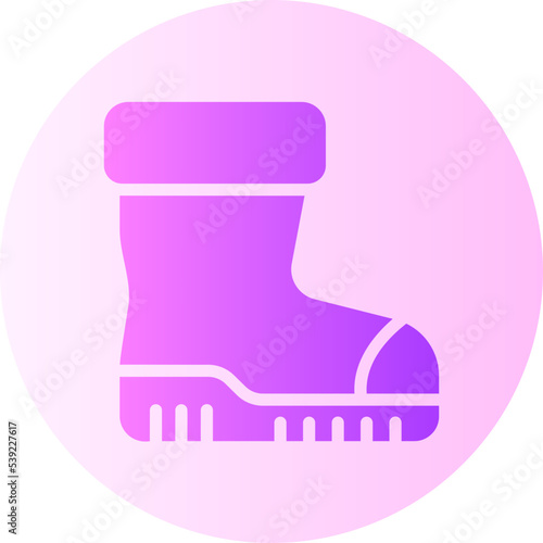 water boots gradient icon