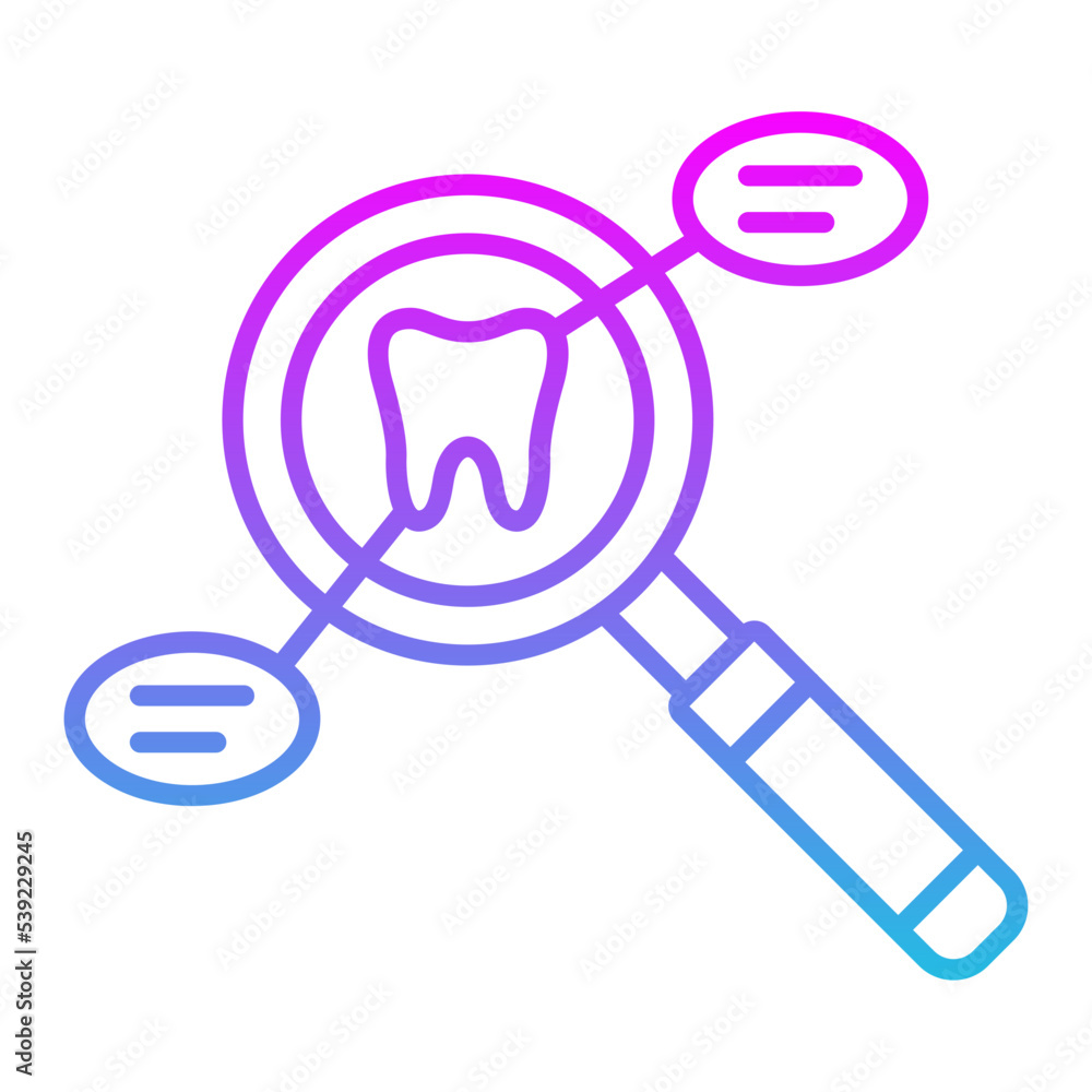 Analysis Line Gradient Icon Analysis Line Gradient Icon
