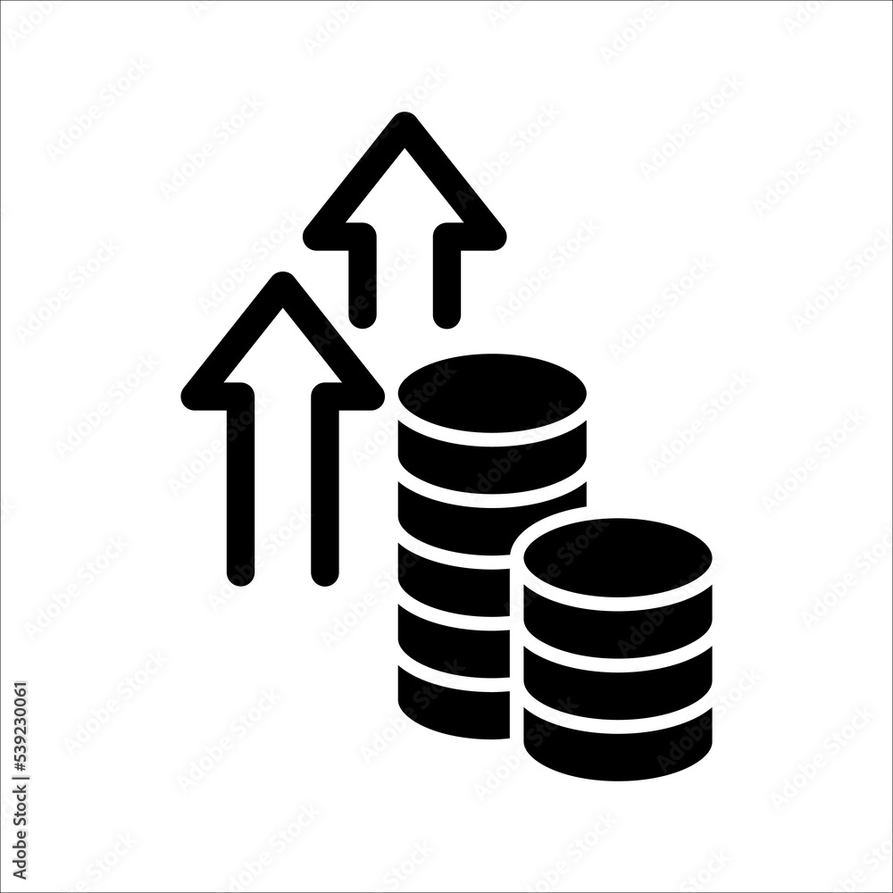Inflation line icon. Money tax rate sign. Financial interest symbol. Quality design elements. Linear style inflation icon. Editable strokes. Vector. on a white background. Inflation line icon. Money tax rate sign. Financial interest symbol. Quality design elements. Linear style inflation icon. Editable strokes. Vector. on a white background.