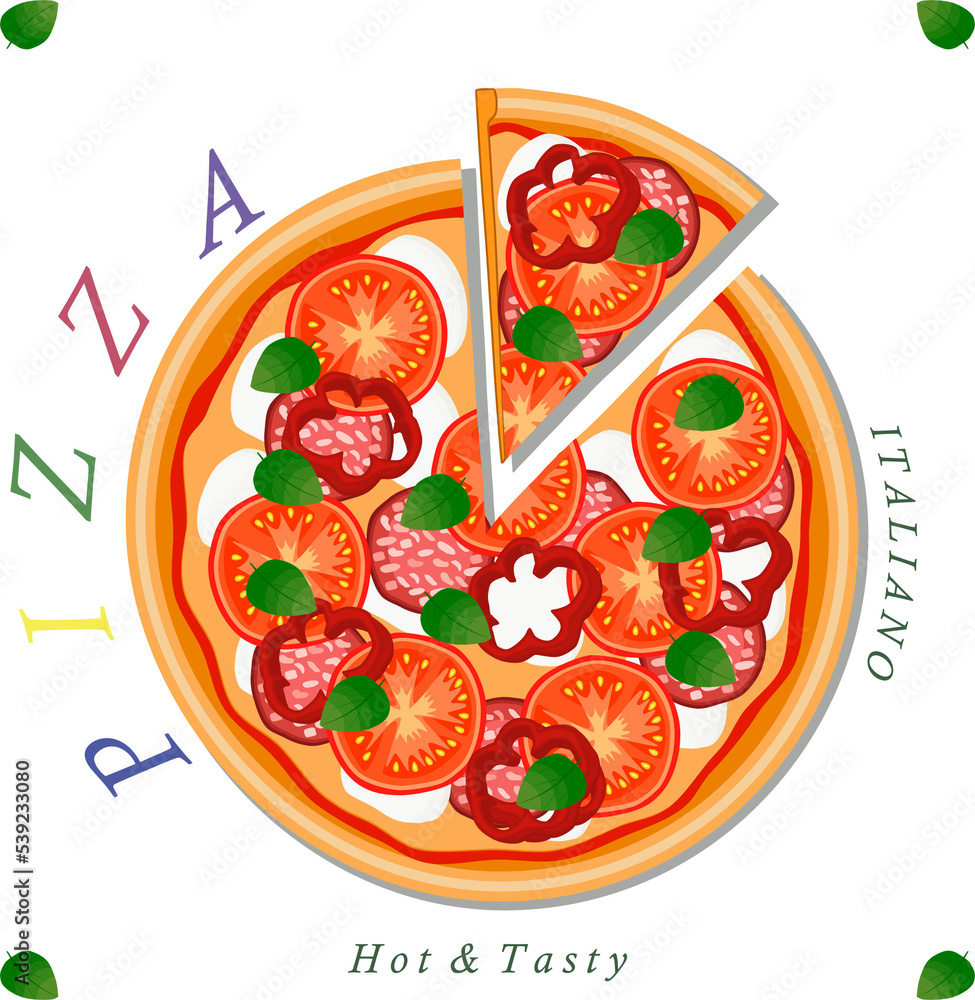 Various sweet tasty pizza Various sweet tasty pizza