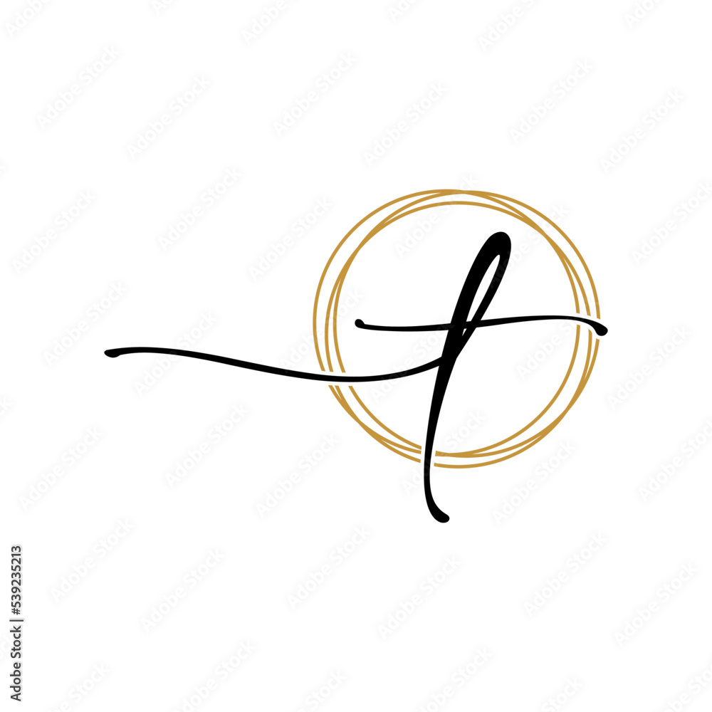 Letter T Beauty Initial Logo Template Letter T Beauty Initial Logo Template