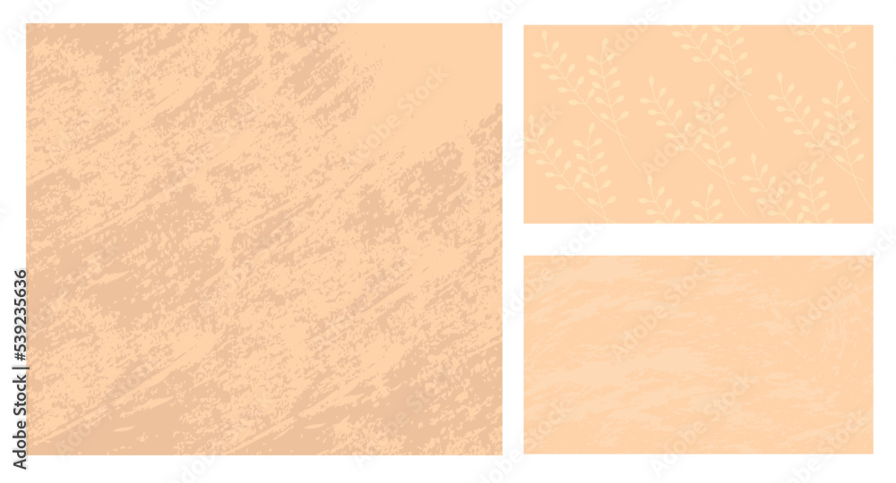 set of patterns in one style of beige color. nude, dusty rose, powder	