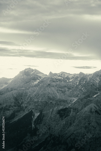 sunrise mountain range