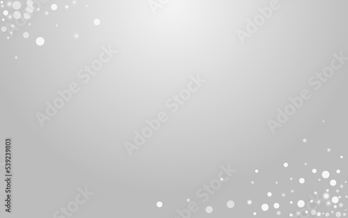 Silver Flake Vector Grey Background. Grey Glitter