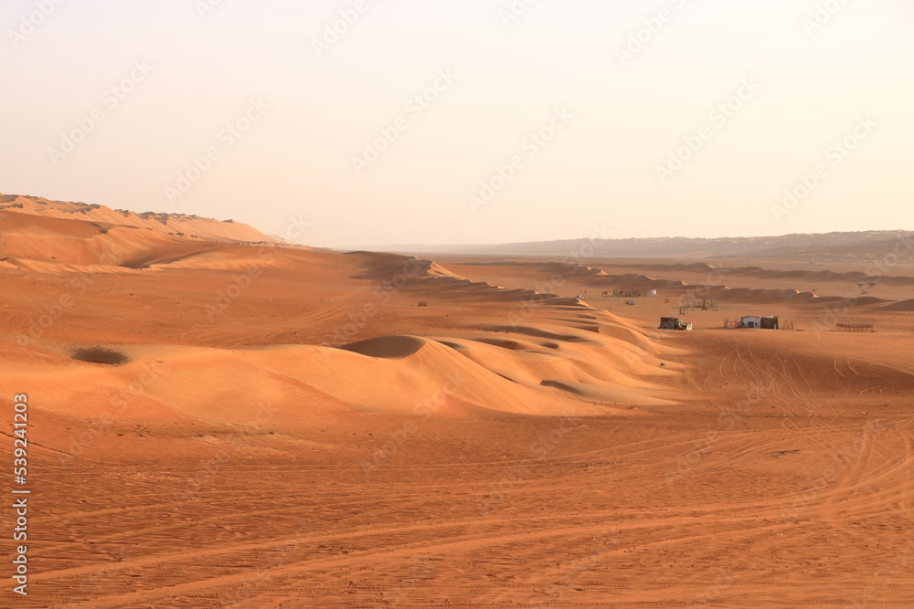 Traditional village in the Wahiba Sands, Oman