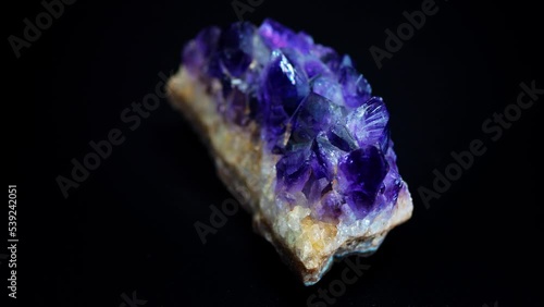 Amethyst The Beautiful Healing Violet Quartz Seamless Loop