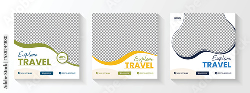 adventure social media post & travel promotion banner template online banner,social media,brand banner,post banner,instagram sale, travel social media post ad, travel social media post design, social 