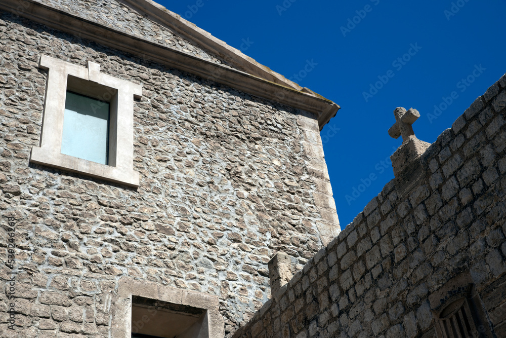 wall and cross, fortress, ibiza castle, old town, ibiza, spain, balearic Islands, Mediterranean Sea, wall and cross, fortress, ibiza castle, old town, ibiza, spain, balearic Islands, Mediterranean Sea,