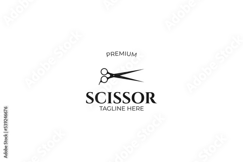 Scissor icon logo design vector template illustration