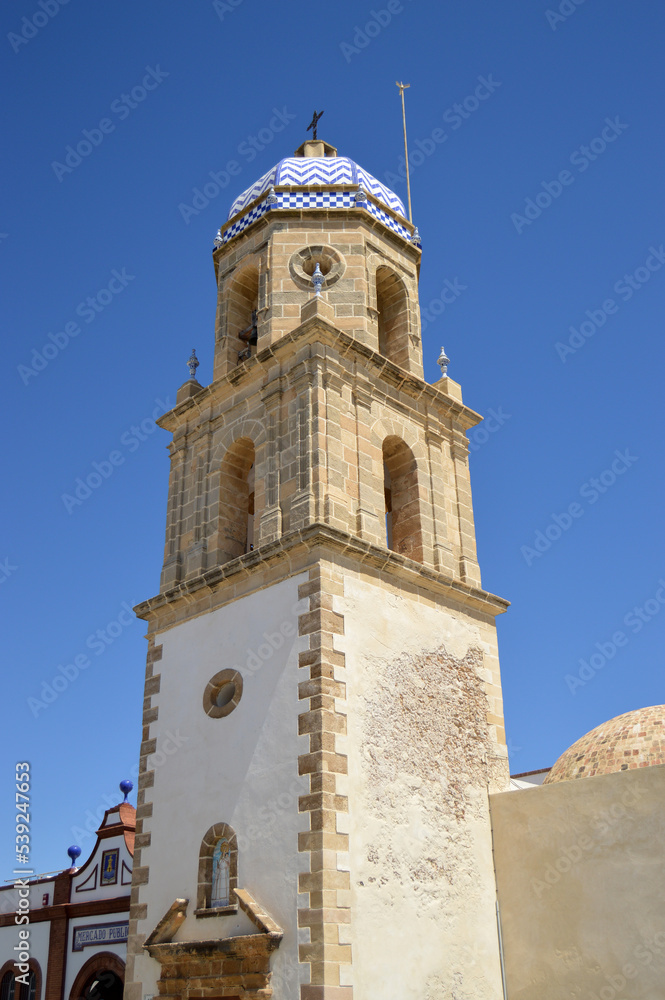 Torre de la Merced en Rota, provincia de Cádiz, Andalucía, España