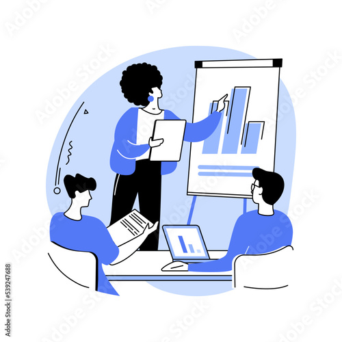 Meet stakeholders isolated cartoon vector illustrations.