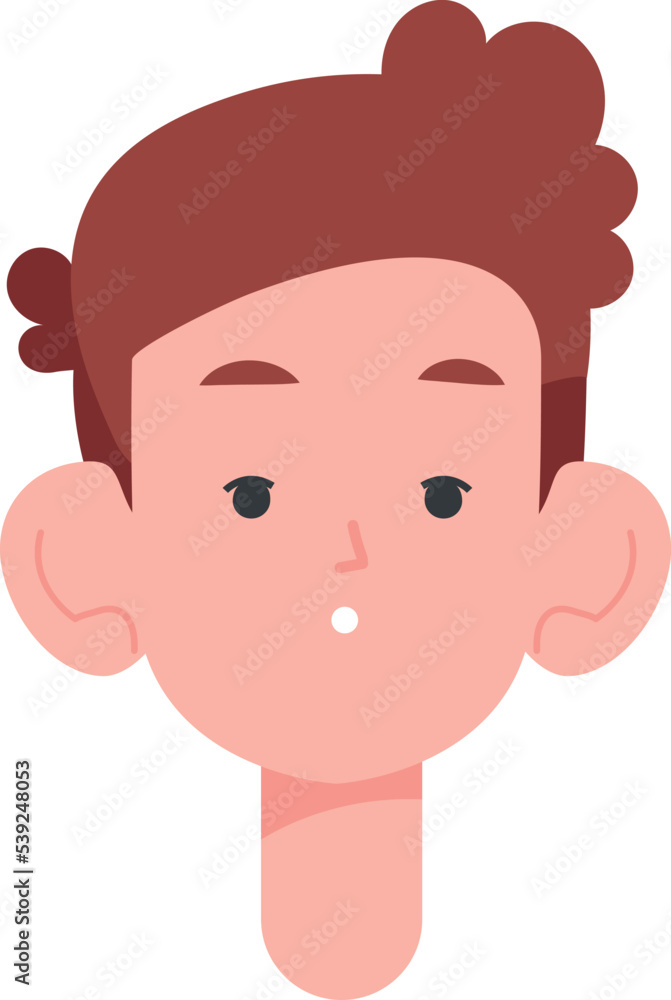 Boy portrait. Kid neutral face. Child head Boy portrait. Kid neutral face. Child head