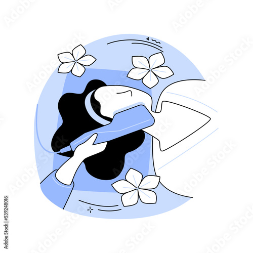 Medical spa isolated cartoon vector illustrations.