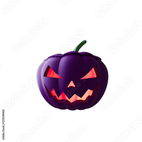 halloween pumpkin isolated