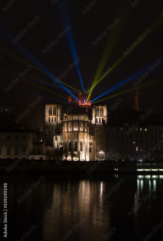 illuminations de la ville de Lyon lors de la Fête des Lumières