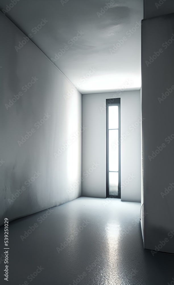 A wall inside the house with space for text