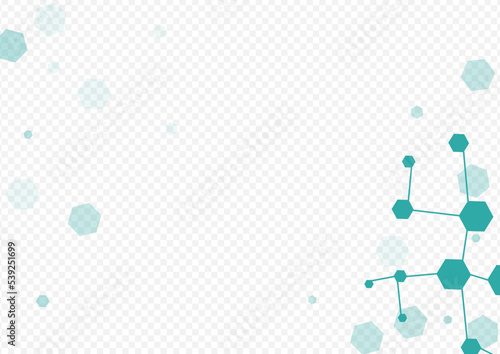 Technology Atom Vector Transparent Background.