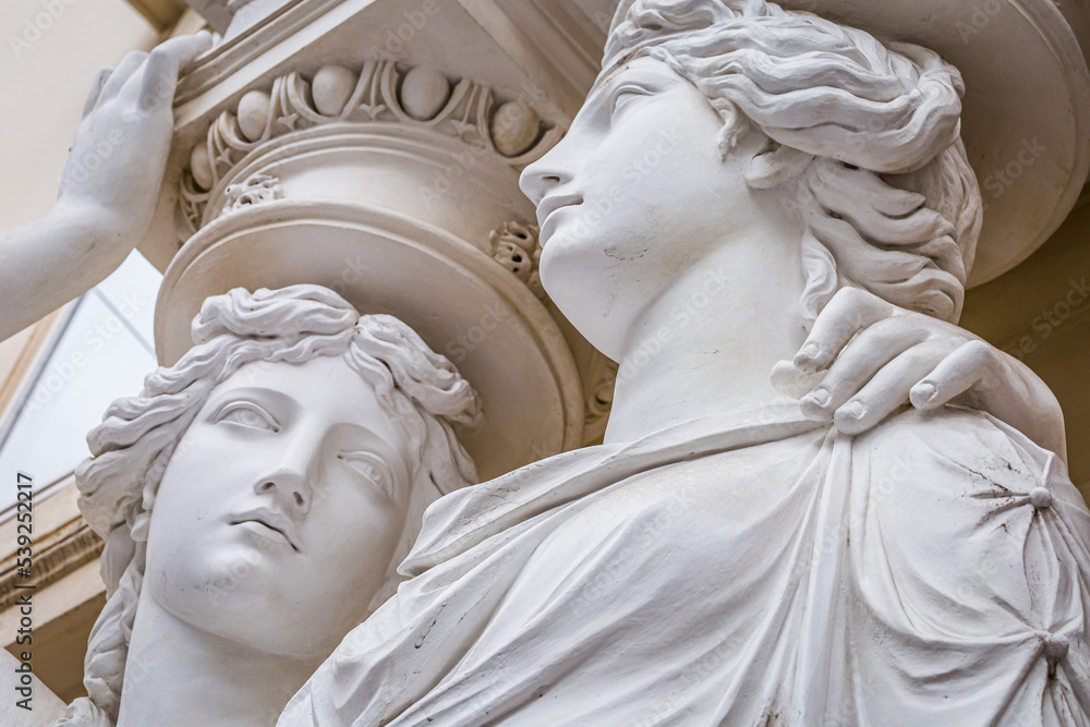 Karyatide, Palais Pallavicini ornate decoration, Vienna, Austria