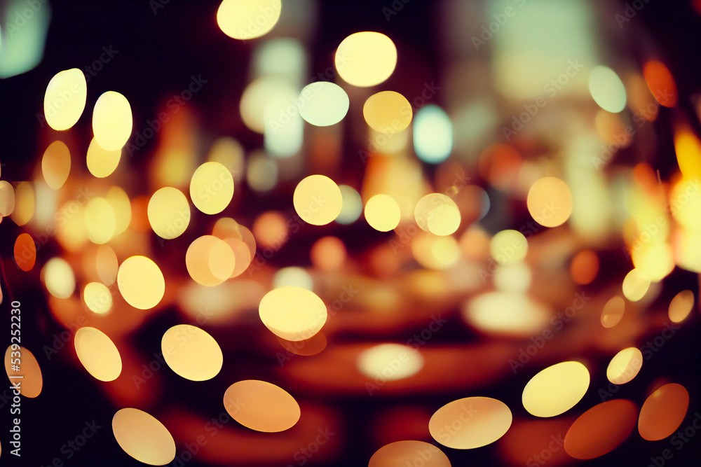 Bright Particles with Stars on blurred Background. Stars of award. Smooth Bokeh and Shiny Particles. Using neural network for painting Bright Particles with Stars on blurred Background. Stars of award. Smooth Bokeh and Shiny Particles. Using neural network for painting