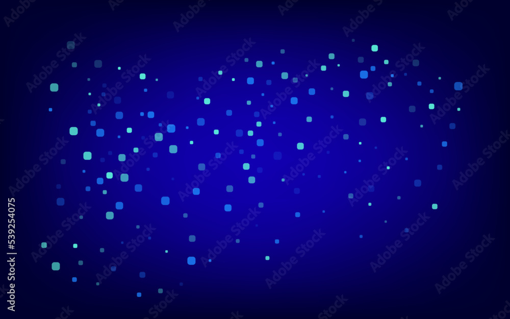 Turquoise Confetti Falling Blue Vector Turquoise Confetti Falling Blue Vector