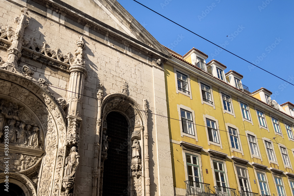Fototapeta premium Nossa Senhora da Conceicao church in Lisbon