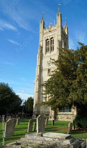 St Mary's Church and tower St Neots Cambridgeshire