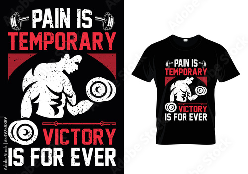 Gym T Shirt Design With Message
