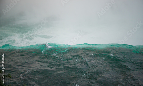 Water background - the edge of the water of Niagara Falls 