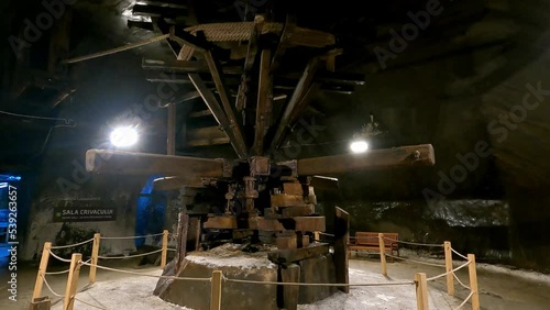 Salina Turda salt cave in Romania