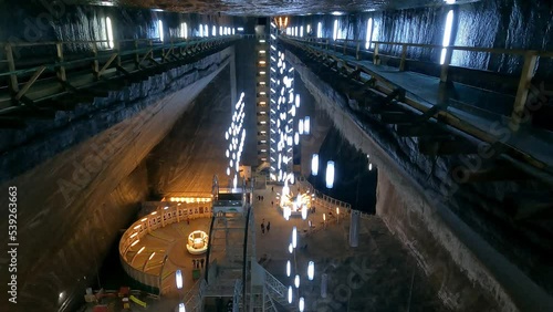 Salina Turda salt cave in Romania