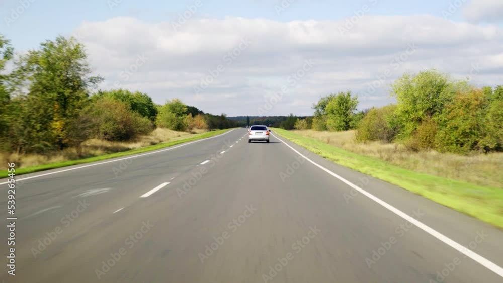 traffic on the highway removed from the car traffic on the highway removed from the car