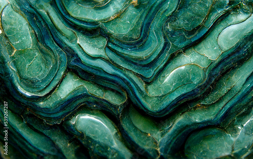 Close-up malachite gemstone green photo