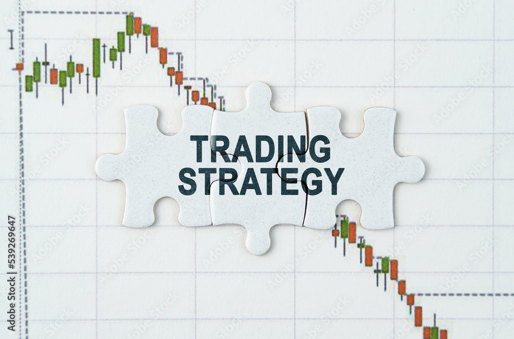 On the quotes chart there are puzzles with the inscription - Trading strategy
