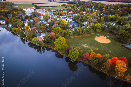 Drone of Autumn in Princeton