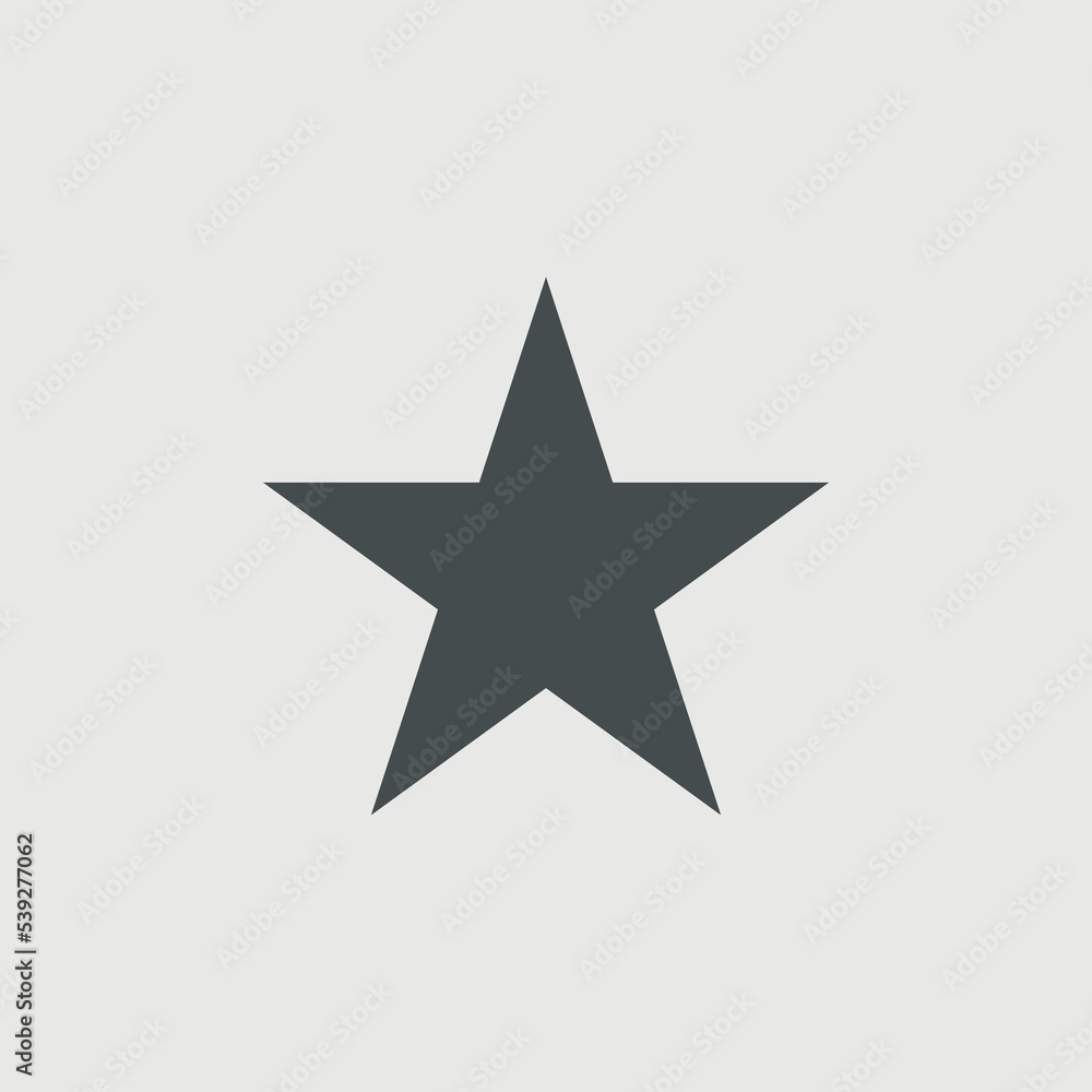 Star vector icon illustration sign Star vector icon illustration sign