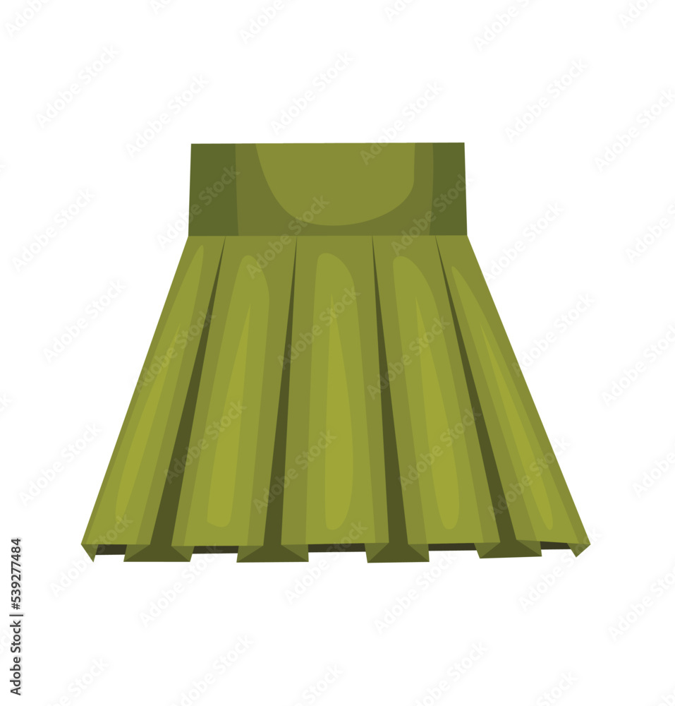 Woman skirt. Modern fashion clothing. Trendy formal fabric wear. Stylish model of apparel. Female cloth design Woman skirt. Modern fashion clothing. Trendy formal fabric wear. Stylish model of apparel. Female cloth design