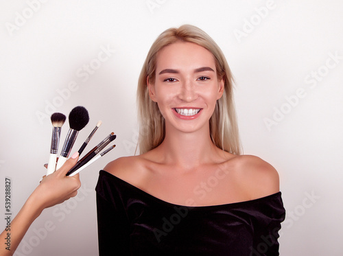 She so Happy With  Her Make-Up