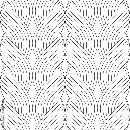 Vector seamless texture. Modern geometric background. Mesh of thin threads.