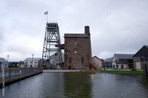 Pool Camborne Cornwall UK 10 18 2022 South Crofty Mine 