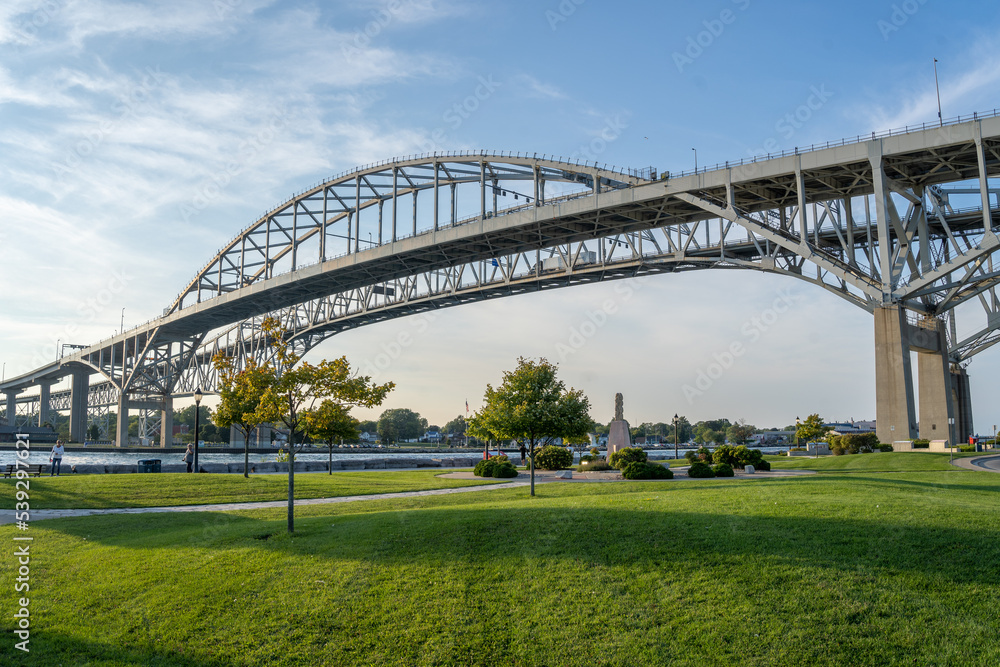 Blue Water Bridge at Pt. Edwards during Summer 2022 Blue Water Bridge at Pt. Edwards during Summer 2022