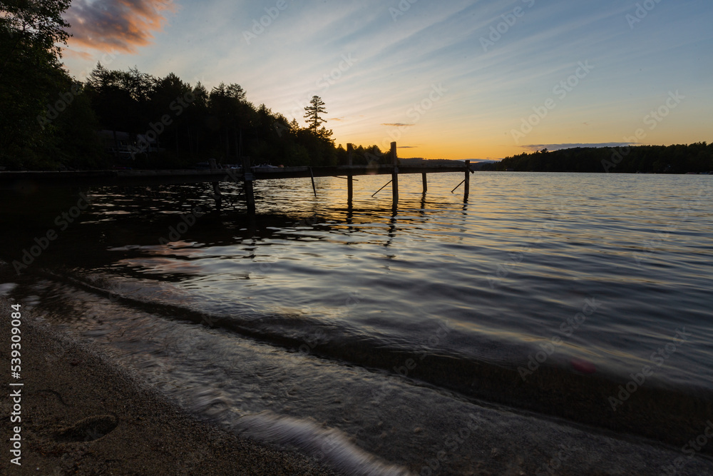Sunset Dock on the Lake