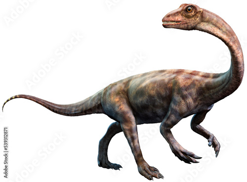 Anchisaurus from the Jurassic and Triassic eras 3D illustration 