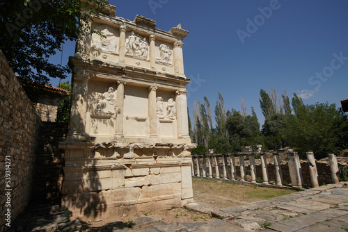 Sebasteion in Aphrodisias Ancient City in Aydin, Turkiye photo