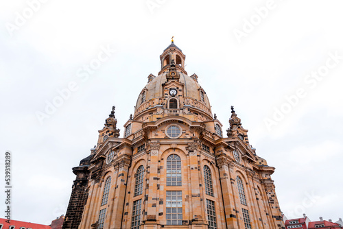 Frauenkirche at Neumarkt, old town of Dresden, Germany