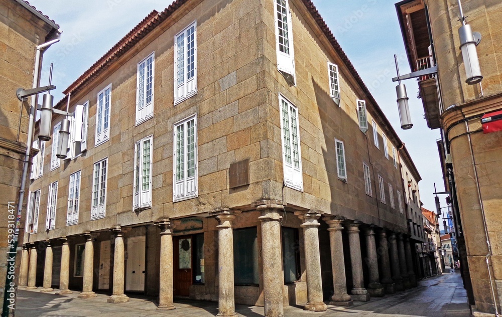 Calles del casco histórico de Pontevedra, Galicia